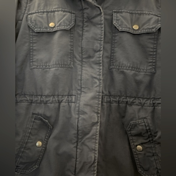 GAP Barn chore jacket, size Large, Sherpa lining & collar. zip and snap, Cotton - Picture 3 of 9